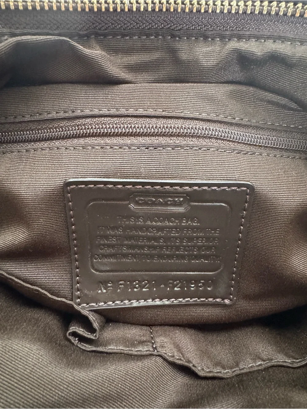 NWT Coach Signature Stripe Canvas Tote Bag F21950